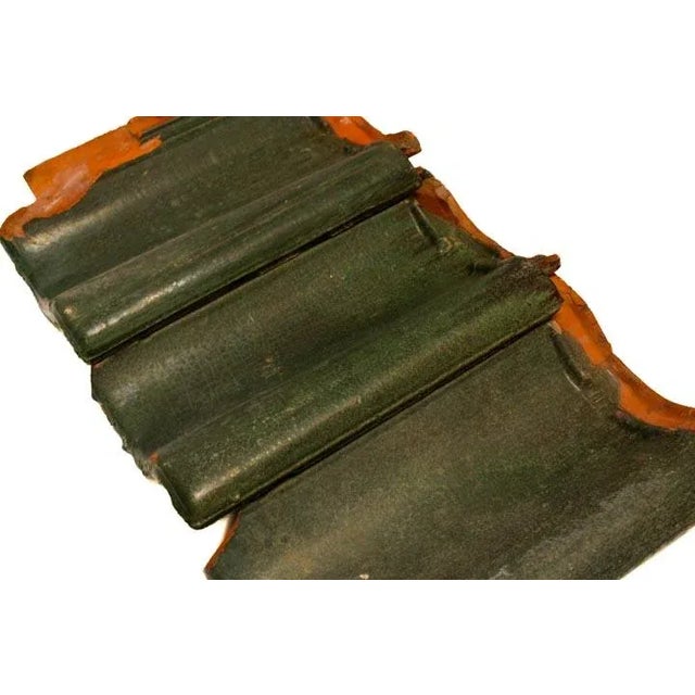 Terracotta Roof or Decorative Border Tile Olive For Sale - Image 9 of 9