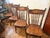 These 19thc press back chairs were found in Lancaster County, Pennsylvania and are in very good and sturdy condition....