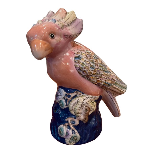 Vintage Pottery Cockatoo by Stangl For Sale