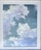 Artist studio reproduction print of her original oil painting “Clouds ii”. Unusual in that the sky is green. Sold out,...