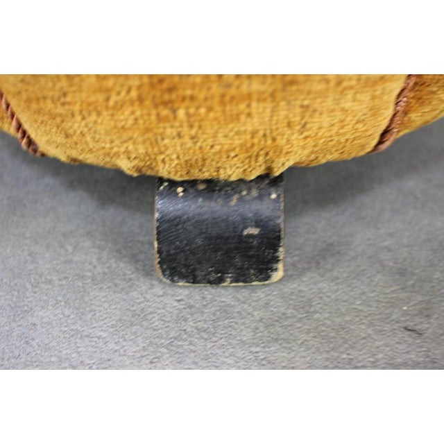 Wood Mid-Century Ottoman by Jindrich Halabala, Former Czechoslovakia, 1950s For Sale - Image 7 of 11