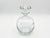 Mid-Century Modern Vintage Etched Wheat Crystal Glass Decanter With Cut Mushroom Stopper For Sale - Image 3 of 4
