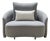 Serene Outdoor Modern Armchair Grey Bouclé - Gray Fabric For Sale