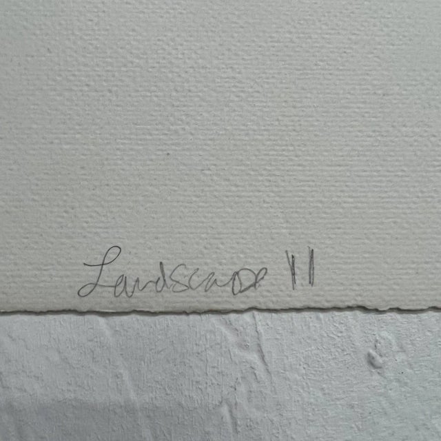 Paper Art by Gina Kail June 1998 Monoprint Abstract Landscape 11 For Sale - Image 7 of 9