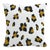 20" Decorative Pillow with Welt in Brush Cheetah Ochre For Sale In Chicago - Image 6 of 6
