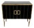 Vintage Black Two-Door Sideboard, 1980s For Sale