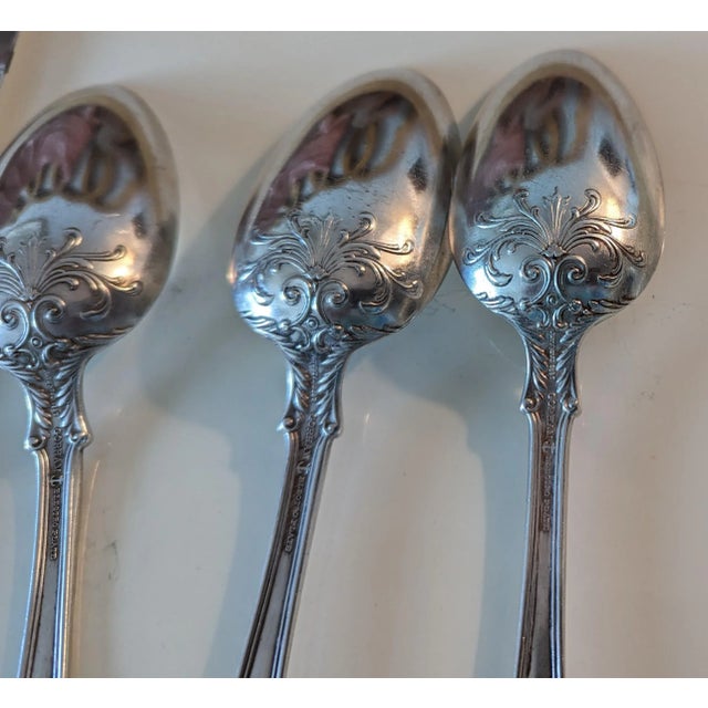Gothic Antique Richmond Gorham Flatware Set- 10 PCS For Sale - Image 3 of 4