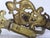 French Bronze Curtain Tie Back Hooks With Faces For Sale - Image 9 of 11
