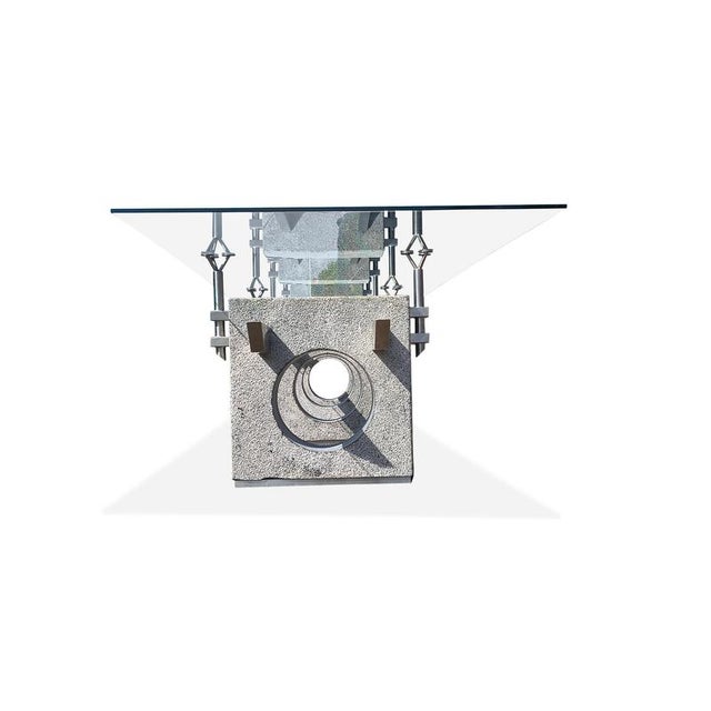 Vintage Brutalist Concrete Dining Table, 1970s For Sale - Image 16 of 18