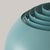 Mid-Century Modern Iconic 95" Arc Floor Lamp, Mid-Century Modern, Weathered Brass, Pool Blue Shade For Sale - Image 3 of 9