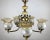 Vintage Brass & Onyx Chandelier by Lacroix Legs, 1960s For Sale - Image 4 of 8