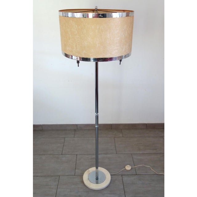1970s Space Age Three-Light Floor Lamp attributed to Scolari, 1970s For Sale - Image 5 of 15