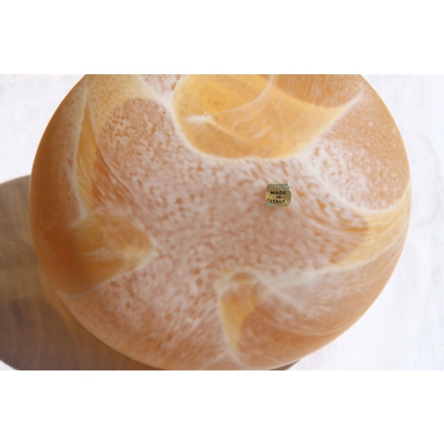 Italian Artisan Alabaster Glass Vase Chairish