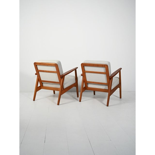 1950s Armchairs by Thomas Harlev for Ikea, 1957, Set of 2 For Sale - Image 5 of 14
