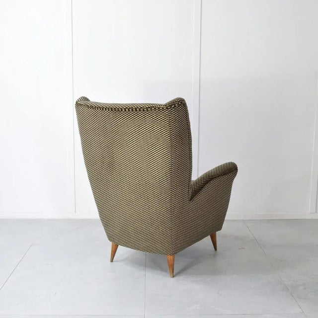 Armchair attributed to Gio Ponti for ISA, 1950s For Sale - Image 6 of 12