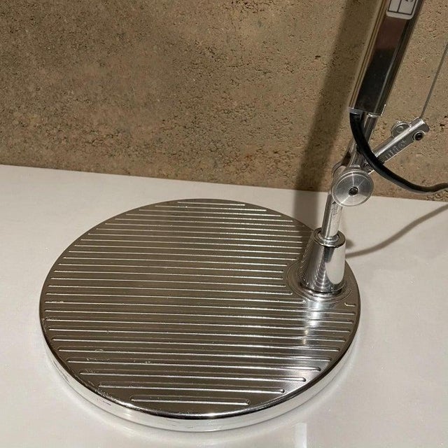 Silver 1980s Adjustable Table Lamp Tolomeo for Artemide Milano Italy For Sale - Image 8 of 11