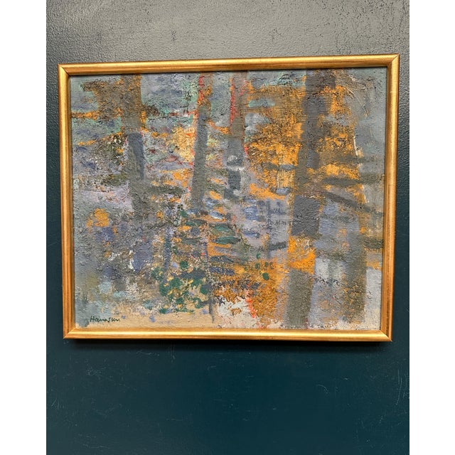Tore Hamsun, Nature Motif, 1950s, Oil on Board, Framed For Sale - Image 9 of 10