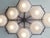 Metal 21st Century Beehive Bronze Glossy Gray Murano Flush Mount by Fabio LTD For Sale - Image 7 of 7