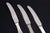 Georg Jensen, set of three fruit knives Fuchsia. Set of three fruit knives in stainless steel and sterling silver in the...