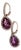 Natural Amethyst Diamond Earrings 14k Gold 4.25 Tcw Certified For Sale