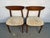 Mid-Century Modern Pair of Model 404-85 Mid-Century Walnut Dinning Chairs Attributed to Stanley Furniture For Sale - Image 3 of 15