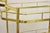 Metal Mid 20th Century Italian Modern Brass and Glass 3 Tier Rolling Bar Cart Serving Table For Sale - Image 7 of 12