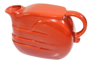 1960s Retro Barware Vintage Bright Orange Pitcher by Joseph Magnin Italy