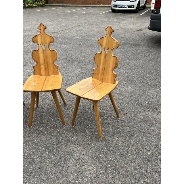 Mid-Century Ash Chairs, Set of 4 For Sale - Image 13 of 15