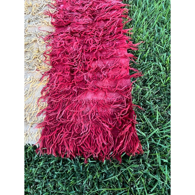 Vintage Anatolian Red Tulu Rug For Sale - Image 4 of 7