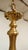 Vintage Louis XV French Bronze Three Branch Chandelier, 1970s For Sale - Image 11 of 13