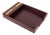 Red Leather Desk Tray with Double-G Hardware by Gucci, 1970s For Sale
