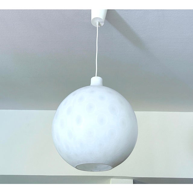 Mid-Century Modern Large Pendant Light by Aloys Gangkofner for Peill & Putzler, 1960s For Sale - Image 3 of 15
