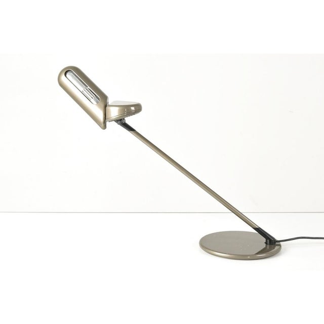 Silver Ring A 400 Table Lamp by Bruno Gecchelin for Arteluce, Italy, 1979 For Sale - Image 8 of 12