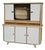 Large Vintage Sideboard in Wood and Formica from Weiler, 1960s For Sale