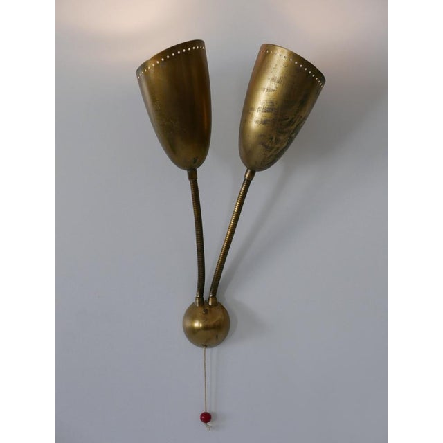 Mid-Century Modern Wall Lamp by Günter Trieschmann, 1950s For Sale - Image 4 of 18