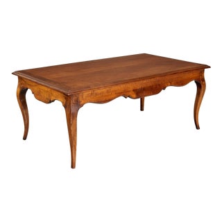 Mid 20th Century French Provincial Cherry Coffee Table, Mailfert Amos Collection For Sale