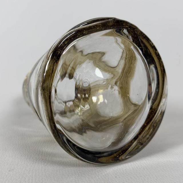 Modernist Fumé Vase in Sommerso Glass from Spiegelau, 1970s For Sale - Image 6 of 11