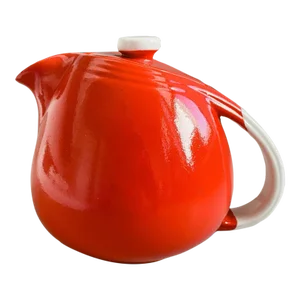 Hall's Vintage Superior Red Teapot, 1940