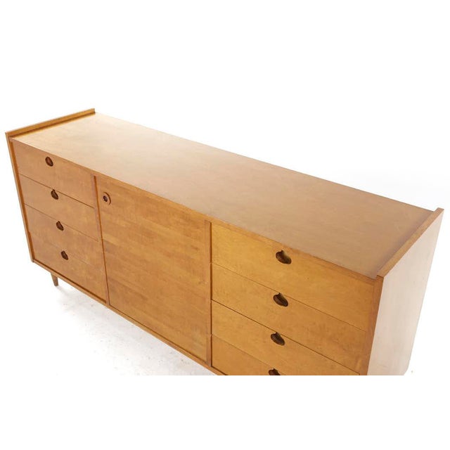 Edmond Spence Mid Century Maple Lowboy Dresser Chairish