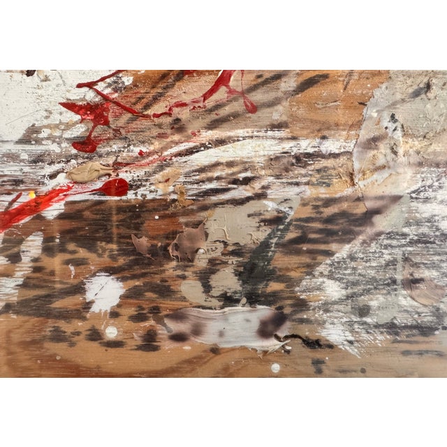 Assemblage on Layered Plywood, Mixed Media Painting by J. Rogers 2010 For Sale - Image 10 of 13