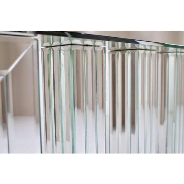 Mirrored Baluster Console from Maison Roméo, 1980s For Sale - Image 9 of 16