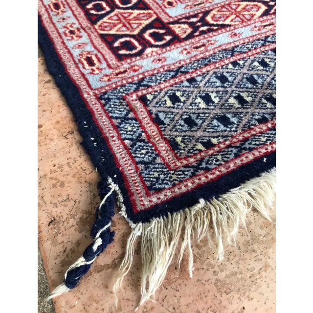 Textile Vintage Persian Hamadan Rug For Sale - Image 7 of 8