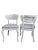 Like new. These four caned back chairs have been freshly re-lacquered in Benjamin Moore Super White. The cushions have...