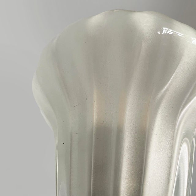Italian Art Deco Wall Lamps in Glass and Metal, 1930s, Set of 2 For Sale - Image 9 of 17