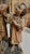 Large Religious Statue of Saint Joseph and the Baby Jesus in Polychrome Terracotta and Gilded Wood For Sale - Image 5 of 11