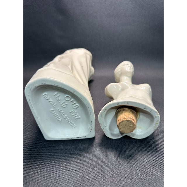 Wood Vintage 1972 o.m.b (Old Mr.Boston) Brandy Decanter For Sale - Image 7 of 11