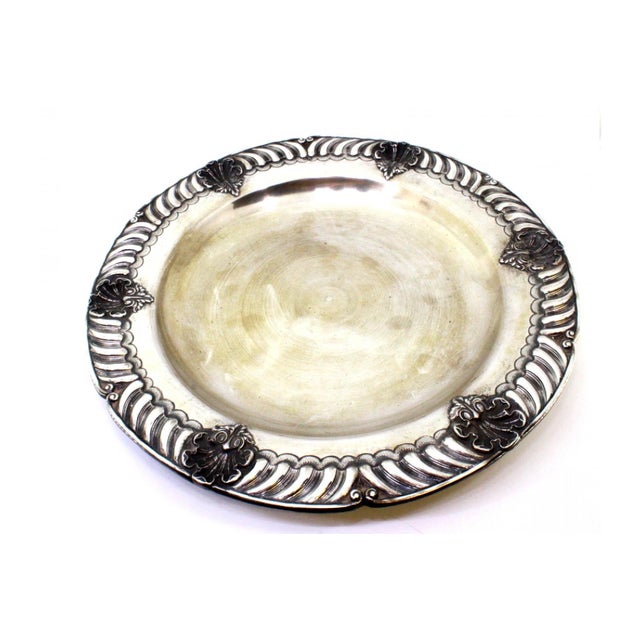 Wall Tray in Silver Shell with Reliefs and Applications For Sale - Image 4 of 5