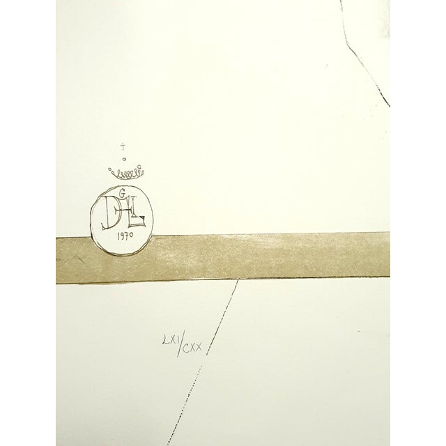 Salvador Dali, Nude At the Window, 1970, Lithograph For Sale - Image 3 of 7