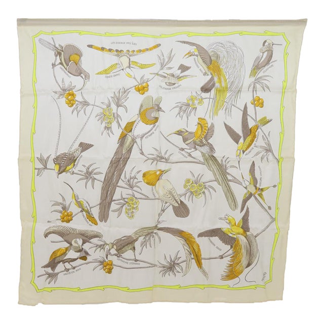 Carré Hermès Vintage « Vieille Chine » – Arfon 1A – 90x90 Cm En Soie – Rare Et En Très Bon état