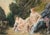 After François Boucher, Diana Bathing, Early 20th Century, Pastel Drawing For Sale - Image 4 of 4